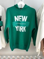 Yeşil Beyaz Yazılı Sweatshirt