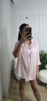 Cepsiz Oversize Pamuk Gomlek