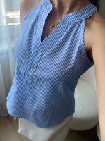 Çizgili Reglan Yaka Gömlek