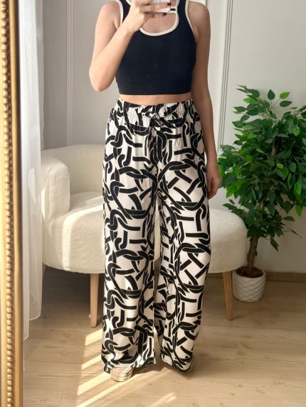 Bol Paça Desenli Pantalon