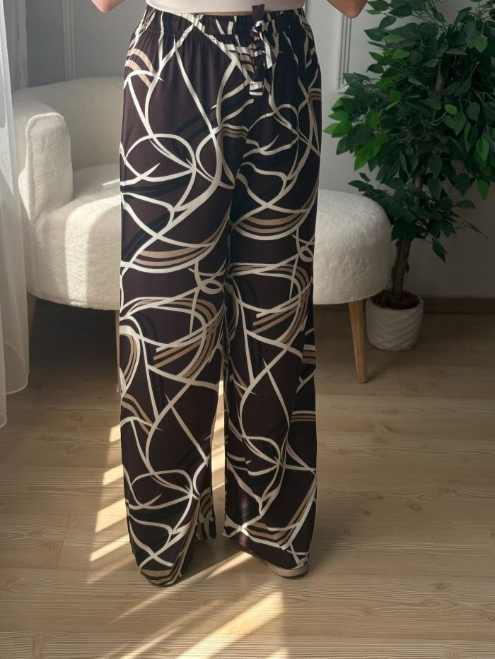 Bol Paça Desenli Pantalon