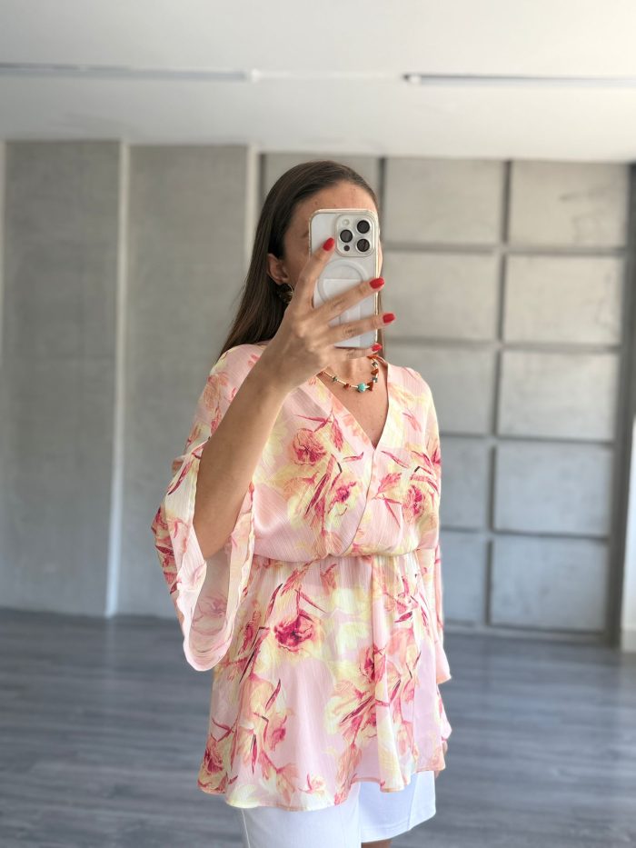 Saten Kimono Bluz
